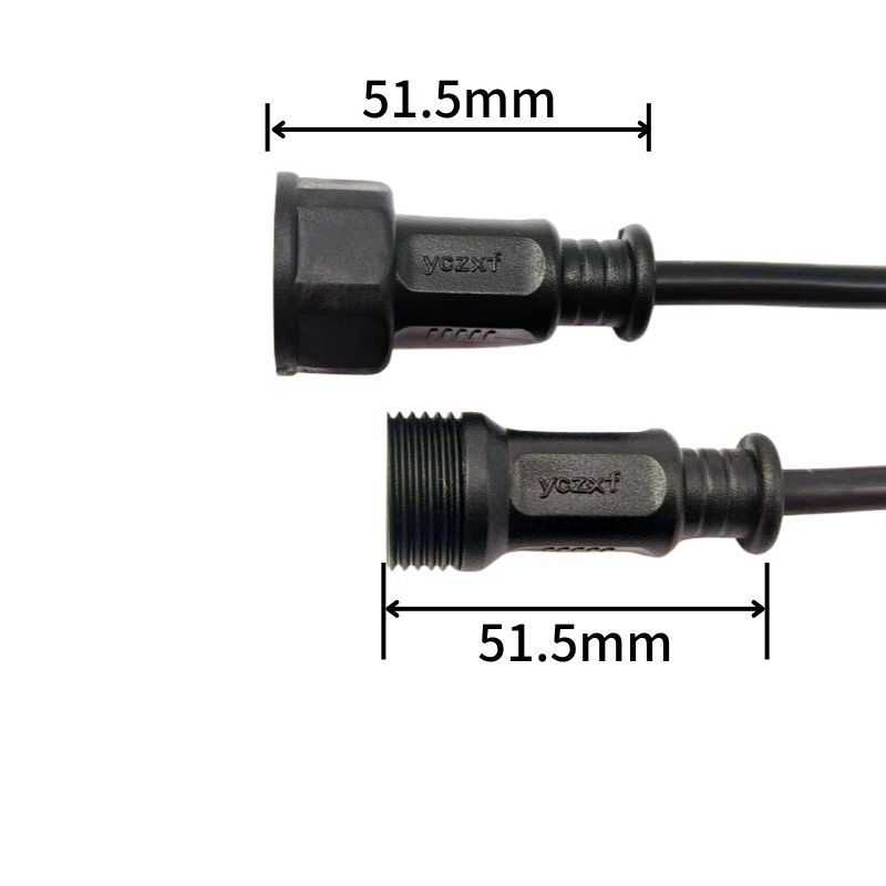 M22 Waterproof Plug Wire, Male and Female Head Butt-joint, 5/6/8-core Connector, Aviation Power Terminal Connector