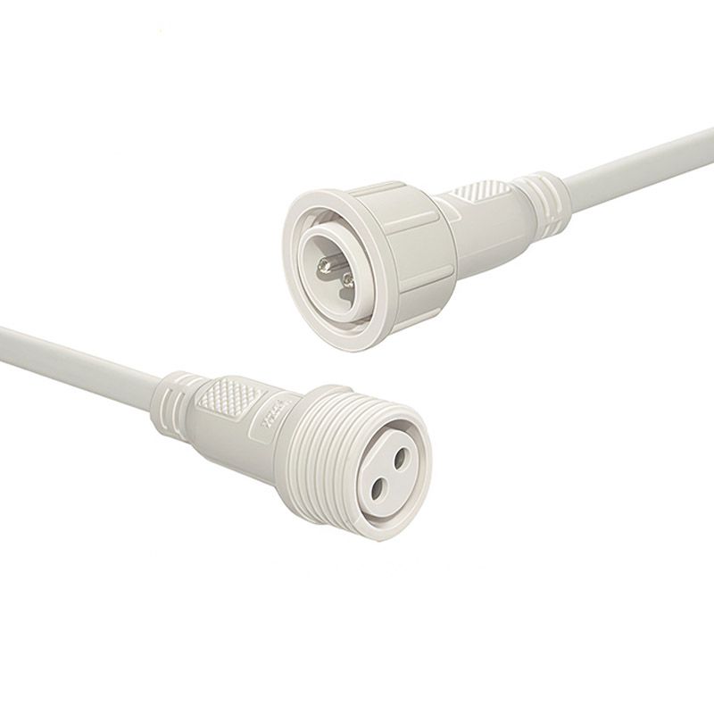 M16 Waterproof Connector Nylon Joint, 2-5 Core IP67 Male and Female Insertion Connector Waterproof Wire