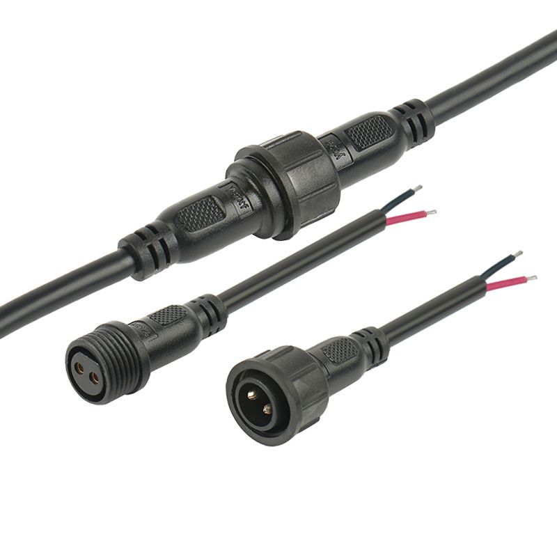 M16 Aviation Plug Connecting Wire, 2-5 Core Male and Female Insertion Connector, Waterproof Wire, Power Waterproof Connector
