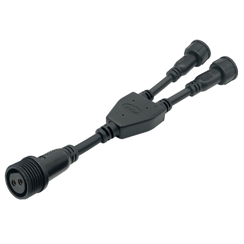 Waterproof Plug, M16 Nylon Insulated Core, Y-shaped One-to-two Male and Female Insertion Aviation Head, Waterproof Signal Transmission Wire
