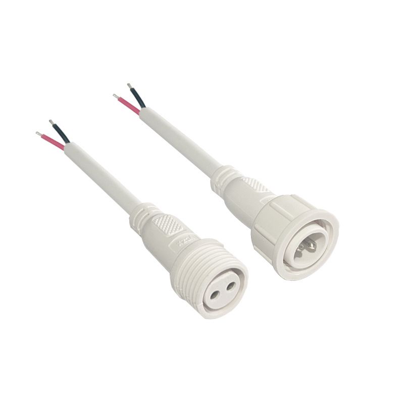 M16 Waterproof Connector Nylon Joint, 2-5 Core IP67 Male and Female Insertion Connector Waterproof Wire