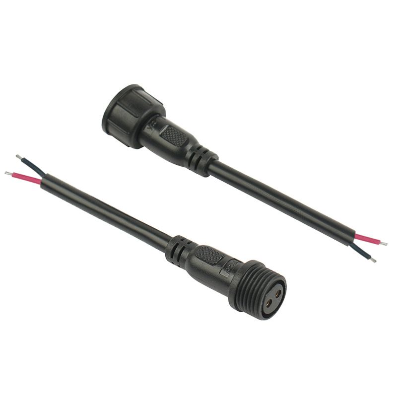 M16 Aviation Plug Connecting Wire, 2-5 Core Male and Female Insertion Connector, Waterproof Wire, Power Waterproof Connector