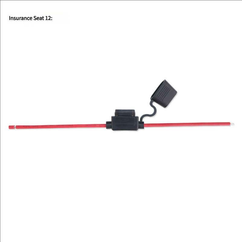 Small and Medium-sized Waterproof Automotive Fuse Holder, No. 10, 12, 14, 16 AWG Wire, Fuse Box Insert, Waterproof Shell