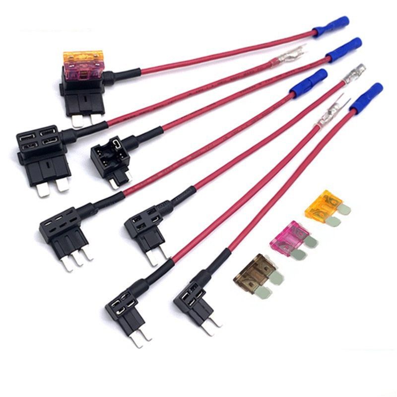 Supply Current Tapping Device, Medium-sized and Small-sized Miniature Automotive Fuse Box Insert, Made of Copper Material, Protective Device 