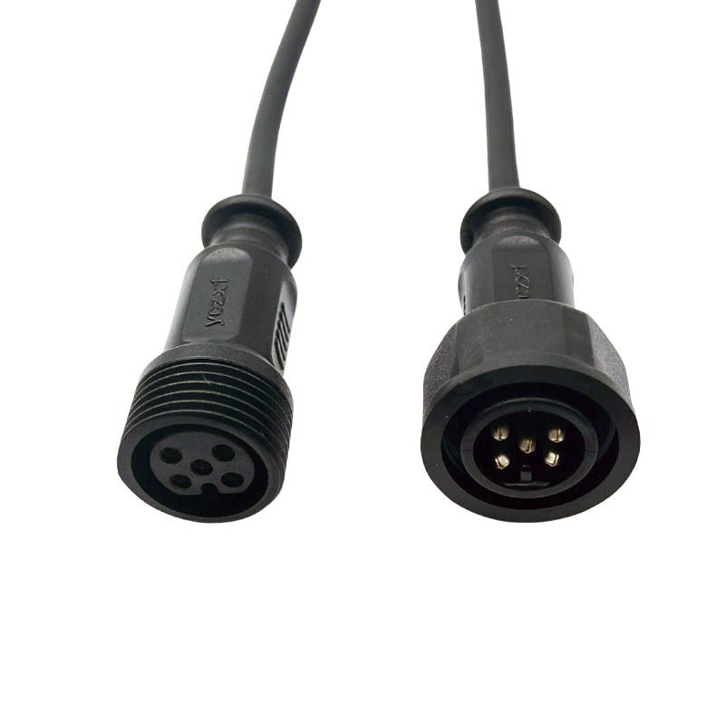 M22 Waterproof Plug Wire, Male and Female Head Butt-joint, 5/6/8-core Connector, Aviation Power Terminal Connector