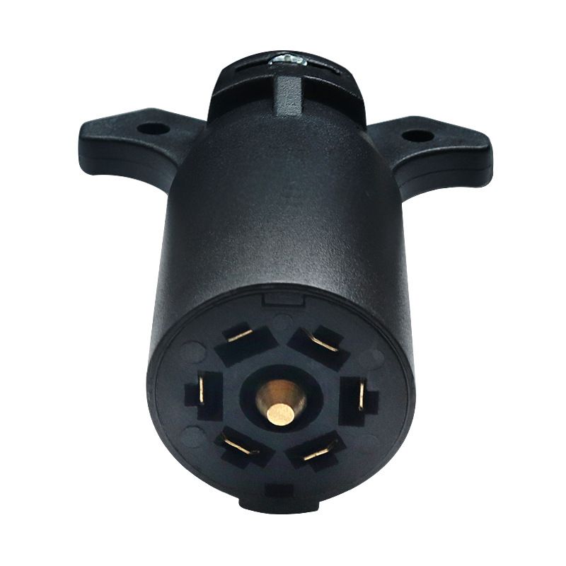 American-style Trailer Automotive Socket Adapter Extension Cable, 7-pin to 4-pin Conversion Connection with Waterproof Cover Power Cord