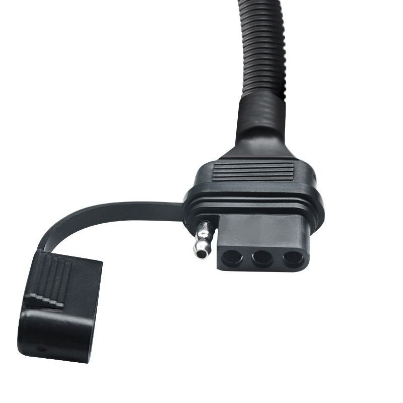 Customized American-style 4-pin Trailer Wire Harness Extension Cable, Equipped with Original Vehicle Trailer 7-pin Connector, 41-inch Connector Power Cord