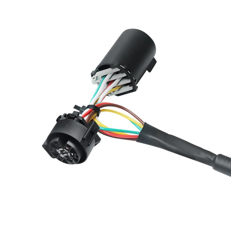 Customized American-style 4-pin Trailer Wire Harness Extension Cable, Equipped with Original Vehicle Trailer 7-pin Connector, 41-inch Connector Power Cord
