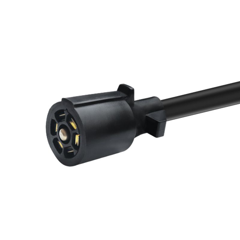 American-style 7-core Trailer Connector, RV Plug Wire, European-style 7-core Automotive Wire Plug, Adapted Power Cord