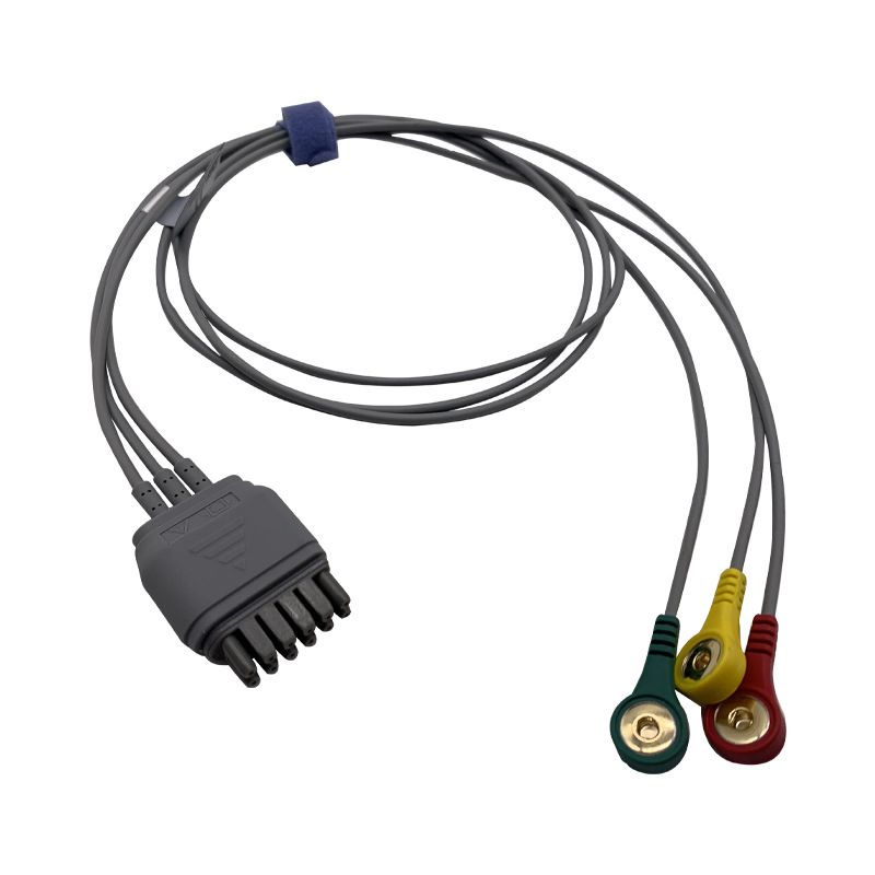 Compatible with Edan iT20 Telemetry System Lead Wires, Customized Electroencephalogram Physiotherapy Lead Wires