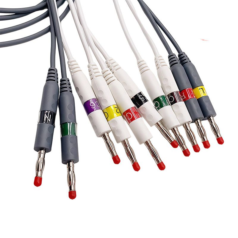 Zoncare SanruÃƒÂ¬ DMS Narong Medex Bondream Edan Integrated 18-Lead Electrocardiogram Lead Wires