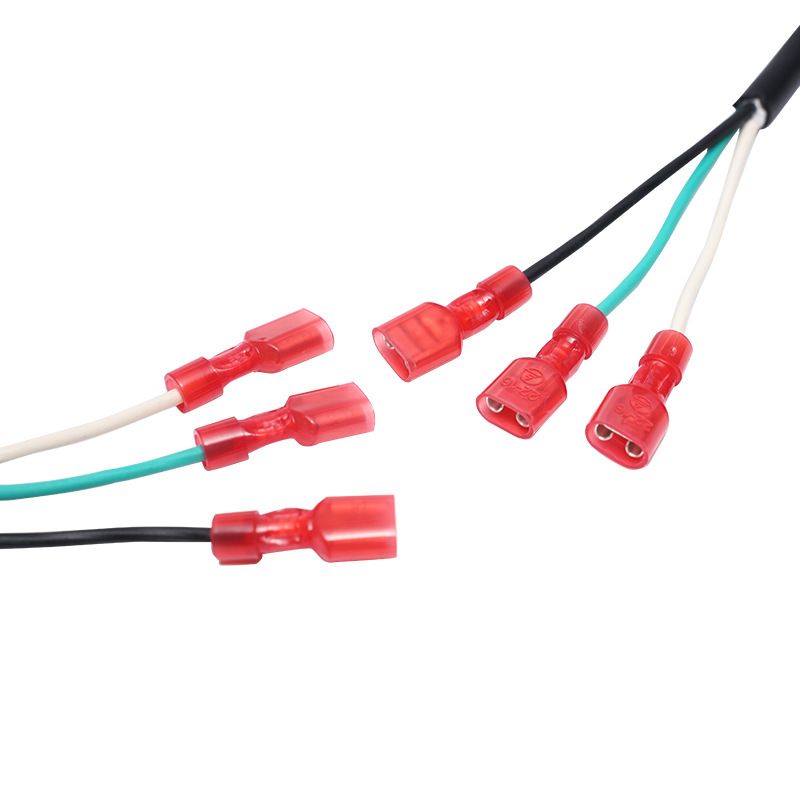Custom Industrial Equipment Wire Harness, 187 Terminal Wires, 187 Insulated Terminal Wires, 187 Sheathed Terminal Wire Harness