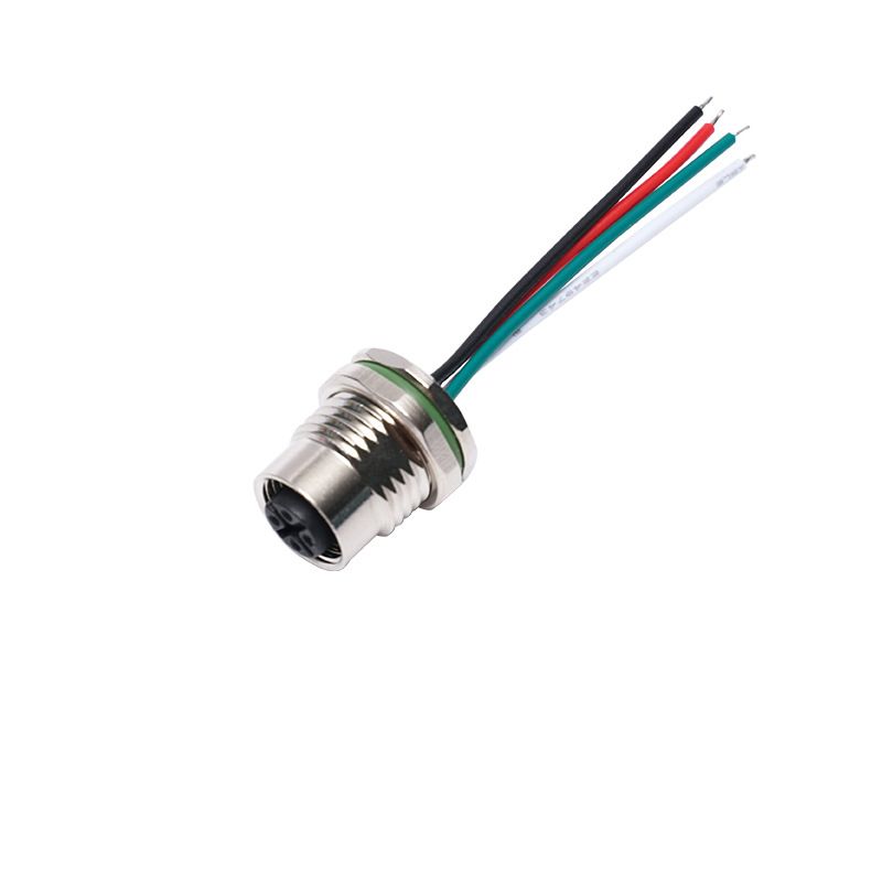 Custom Security Round Connector Wire Harness - M12 Aviation Connector, Waterproof Rating: IP68, Round Waterproof