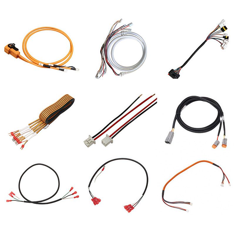 Custom High-Current Connection Cable - 7W2 Male-to-Female Adapter Cable, 20A Current + Signal Wire Harness