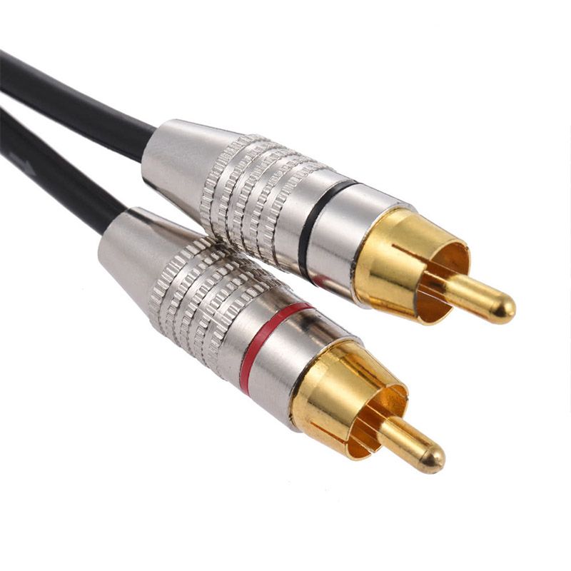 New XLR Male or Female to Dual RCA Audio Cable - XLR to Dual RCA Microphone Amplifier Connection Cable
