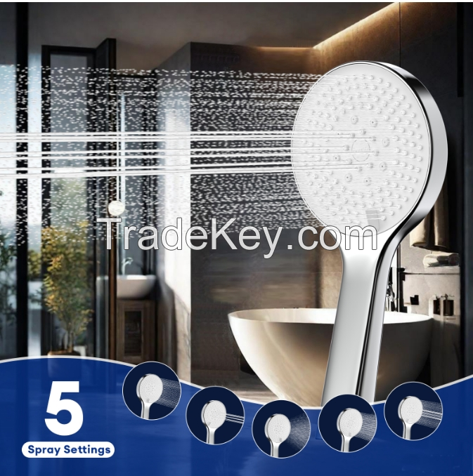 Five functions handheld shower set
