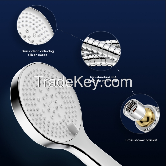 Five functions handheld shower set