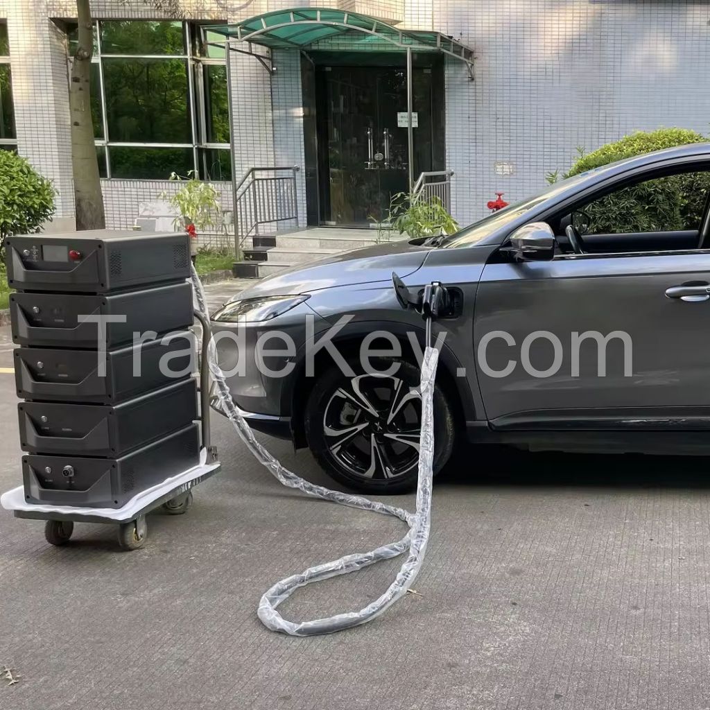 Portable energy storage mobile battery EV charger