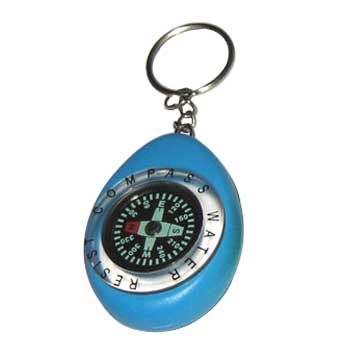 compass with keychain