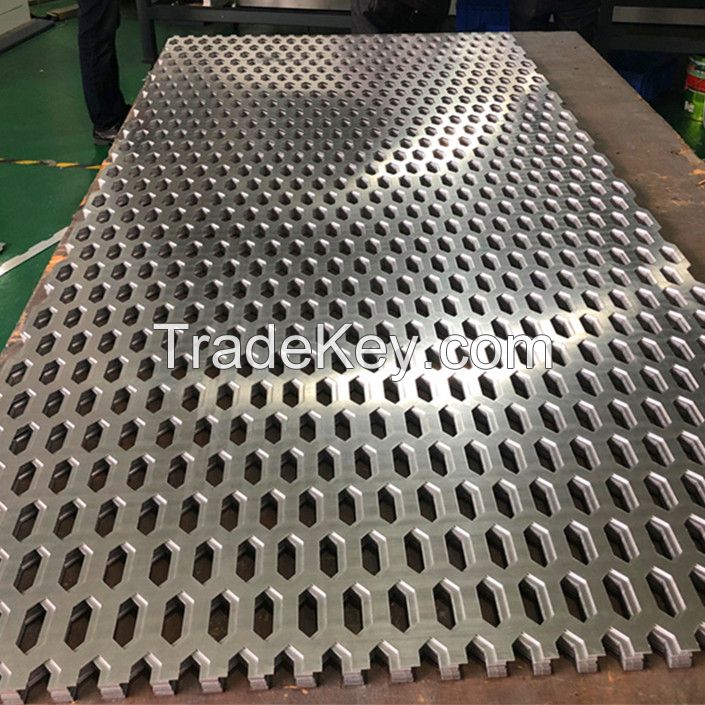 Perforated aluminum plate