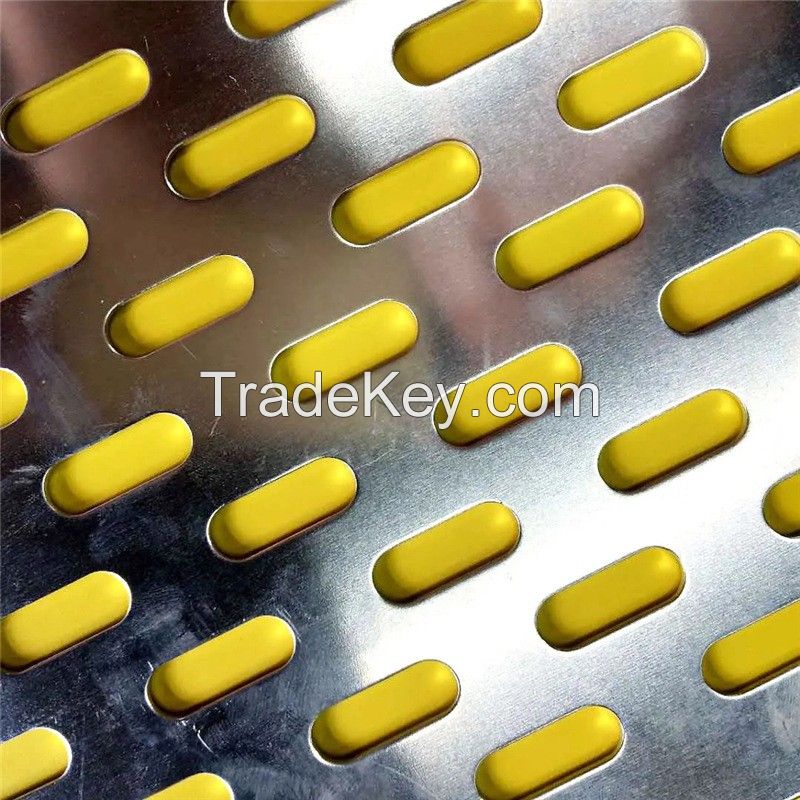 Perforated aluminum plate