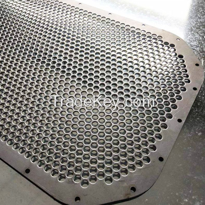 Perforated aluminum plate