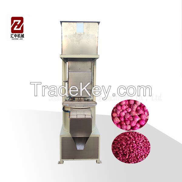 Large scale seed coating machine