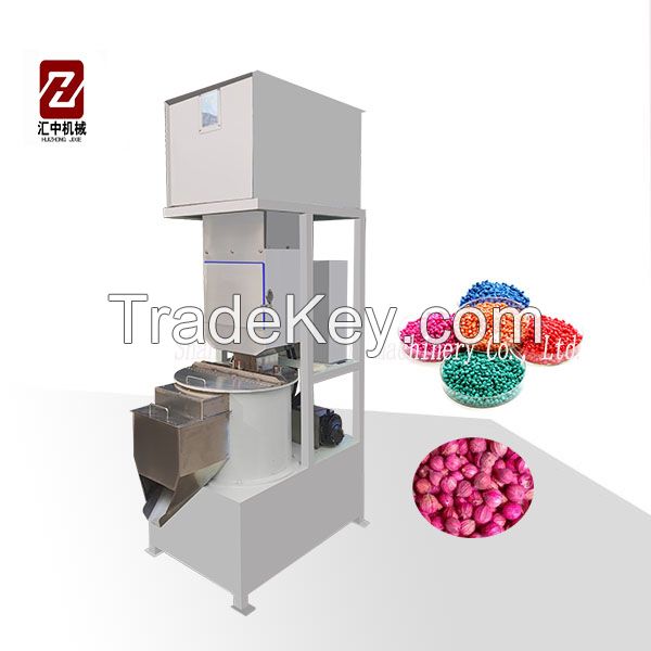 Large scale seed coating machine