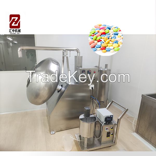 Seed coating film coating machine