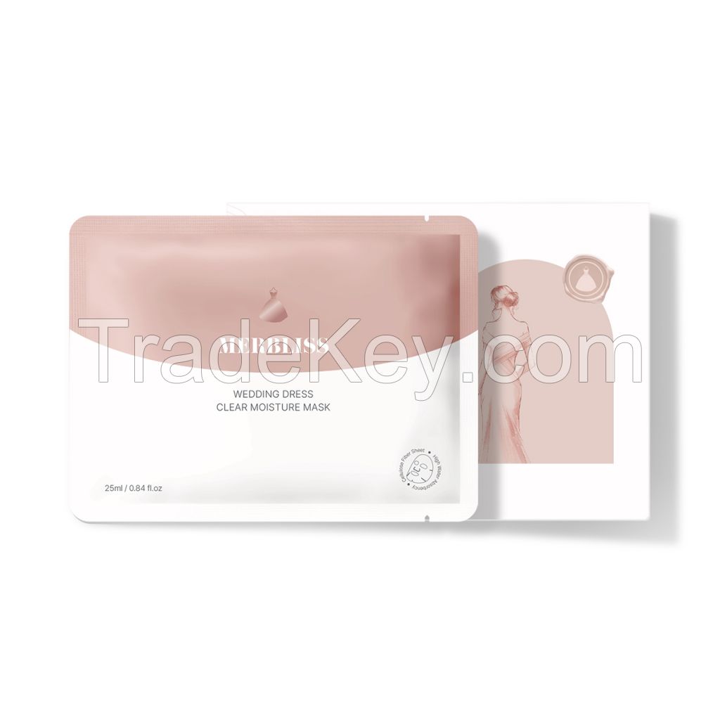 MERBLISS WEDDING DRESS CLEAR MOISTURE MASK 25ML*5pcs/box