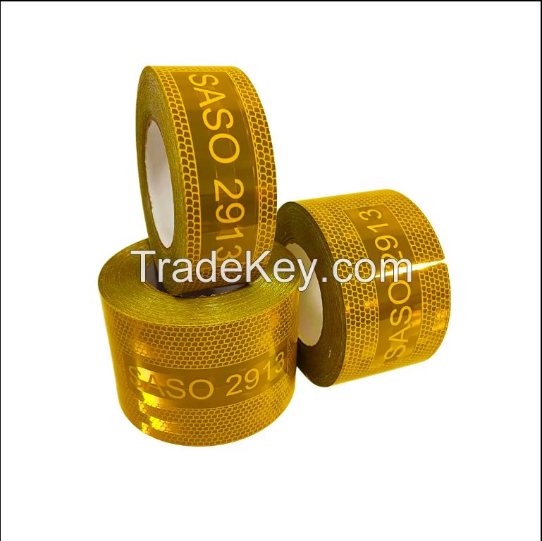 Standard Saudi Arabia SASO 2913 Reflective Sticker Tape for Truck Bumper Tapes