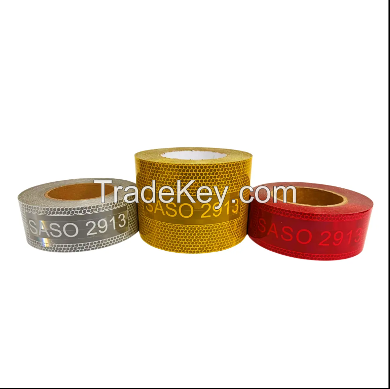Standard Saudi Arabia SASO 2913 Reflective Sticker Tape for Truck Bumper Tapes