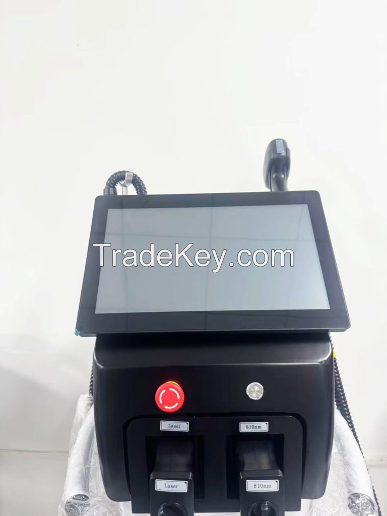 Newest 2 in 1 Nd Yag Laser Diode Device for Nevus and Tattoo Removal Remova Hair Equipment