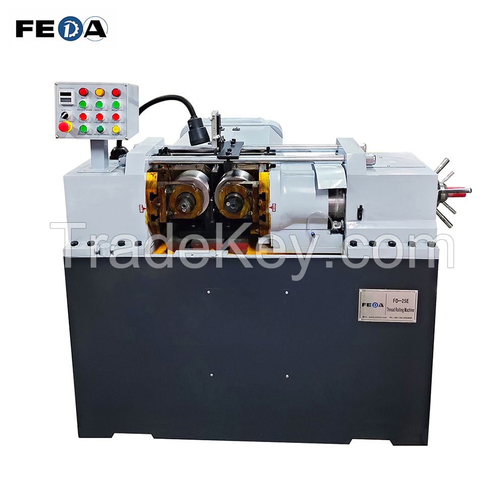 FD-25E hex bolts threading machine high precision threading machine  rod thread making machine