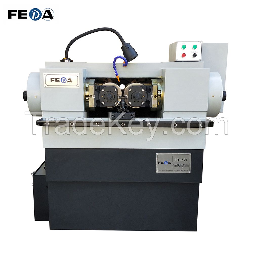 FD-12T ball pin making machine high speed thread making machine automatic rebar thread rolling machine