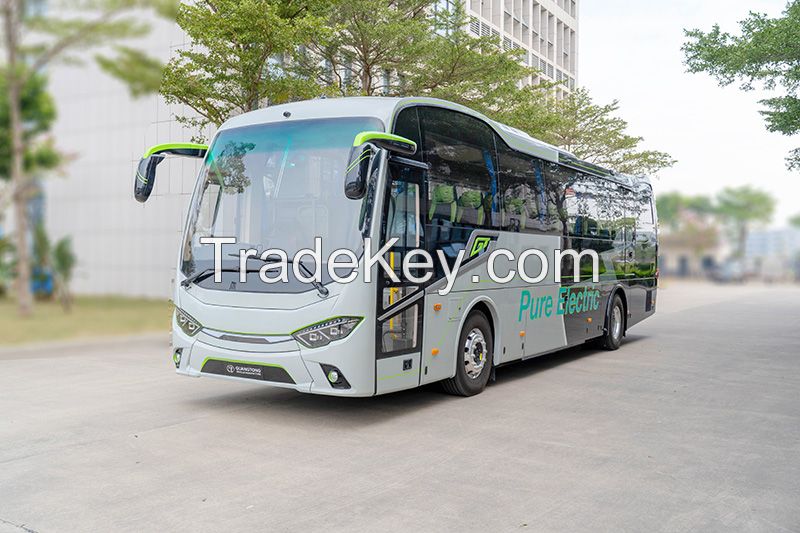 Pure Electric 12 m 57+1seats Tour Passenger Bus Automatic Electric Rhd Luxury coach Bus 100 km/h