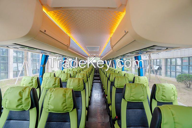 Pure Electric 12 m 57+1seats Tour Passenger Bus Automatic Electric Rhd Luxury coach Bus 100 km/h