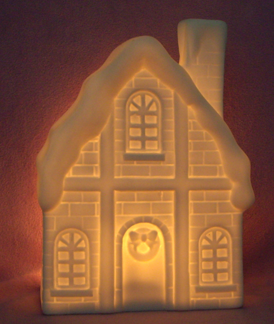 Translucent Porcelain Candle Holder