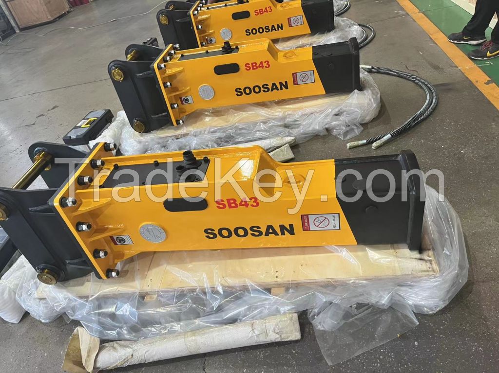 SB43 Soosan Hydraulic Breaker Mini Excavator Jack Hammer Hydraulic Rock Breaker