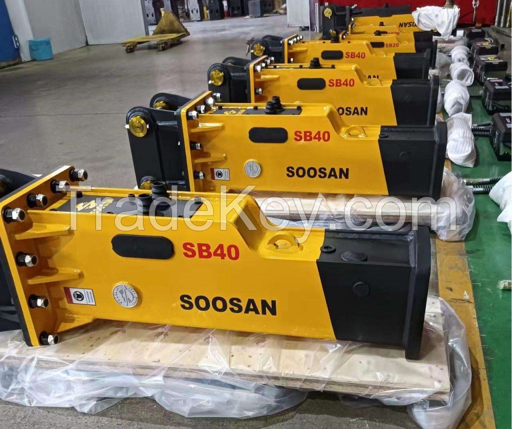 SOOSAN Hydraulic Breakers SB40 Rock Hammer for Mini Excavators