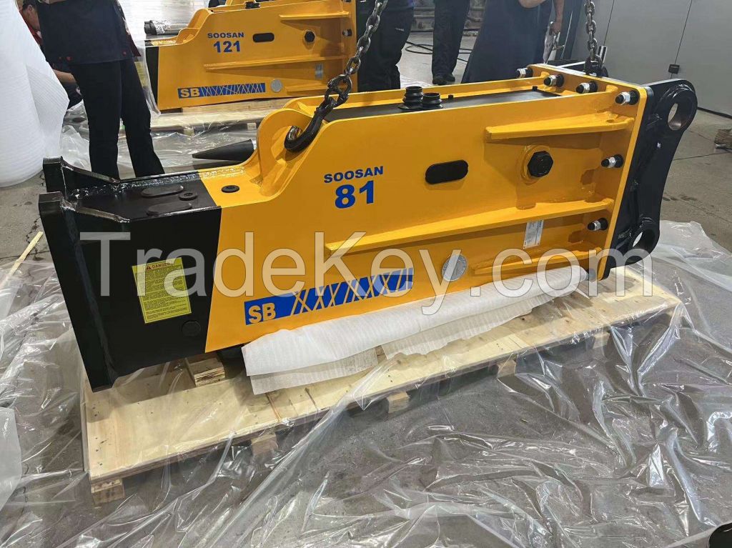 SOOSAN SB70 BOX TYPE HYDRAULIC BREAKER CRAWLER WHEEL COMPACT GENERAL PURPOSE EXCAVATORS FREE SPARES HOSES, CHISELS TOOL BOX