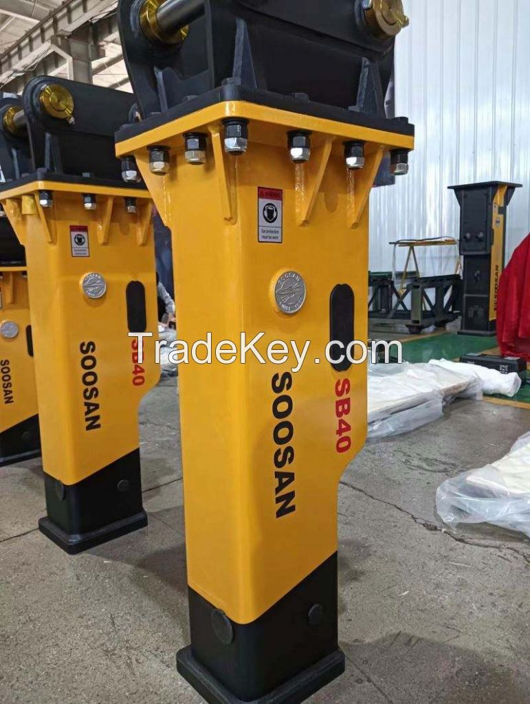 SOOSAN Hydraulic Breakers SB40 Rock Hammer for Mini Excavators