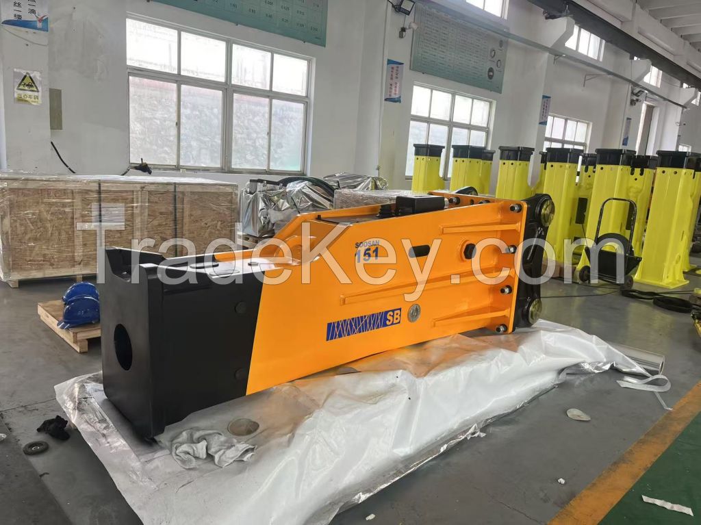 Soosan Rock Breaker For 40-55tons Excavator Hydraulic Concrete Breaker With Chisels Good Price