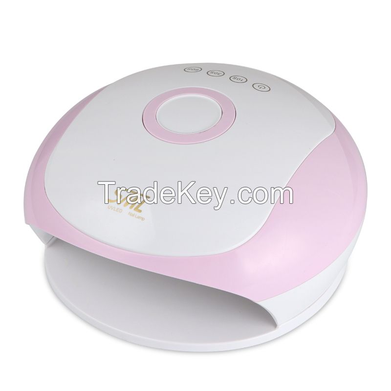 SML Wholesale Portable Professional High Quality 180W UV/LED Nail Lamp with Custom Plugs