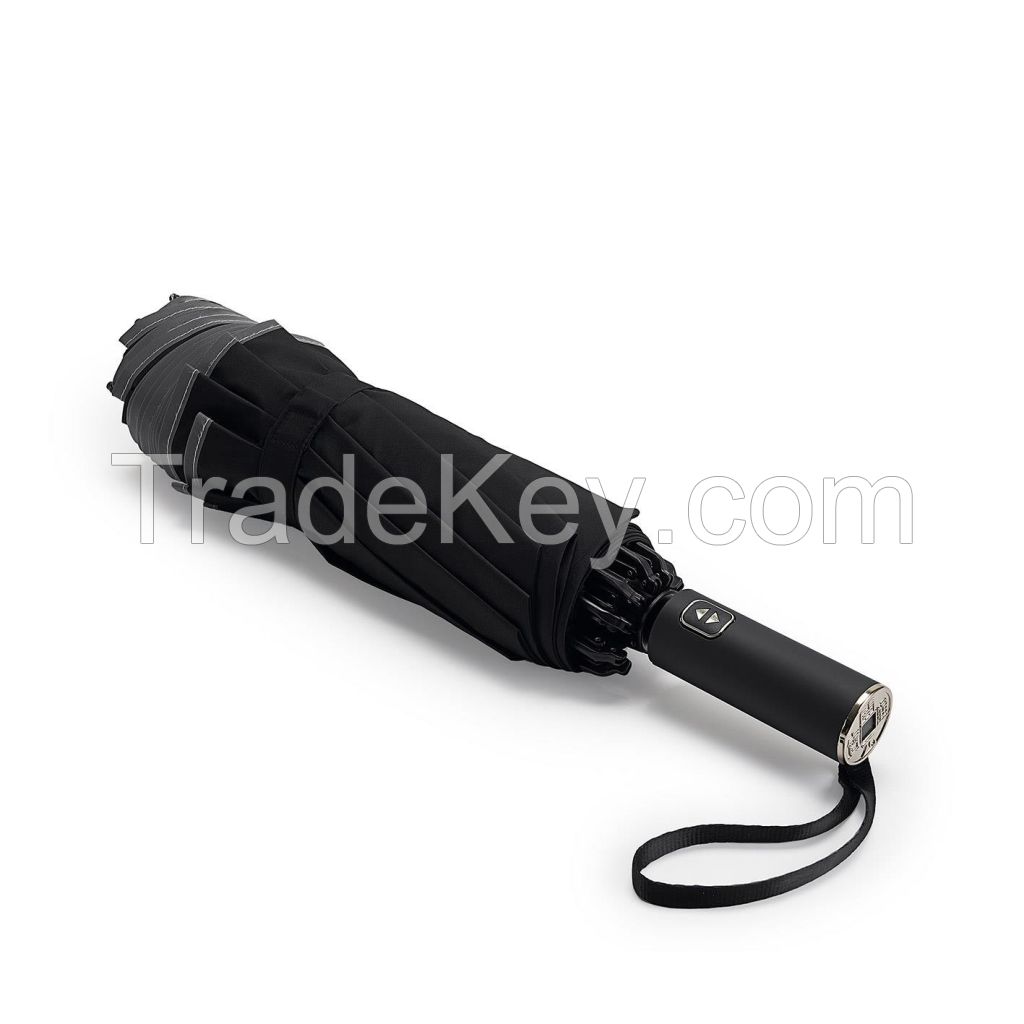  30 inch 3-Section fully autoamtic reverse umbrella 