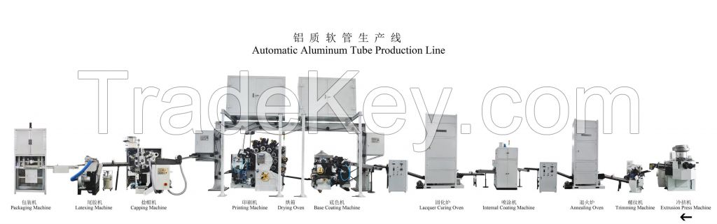 Pharmaceutical Aluminum Collapsible Tube Manufacturing Line