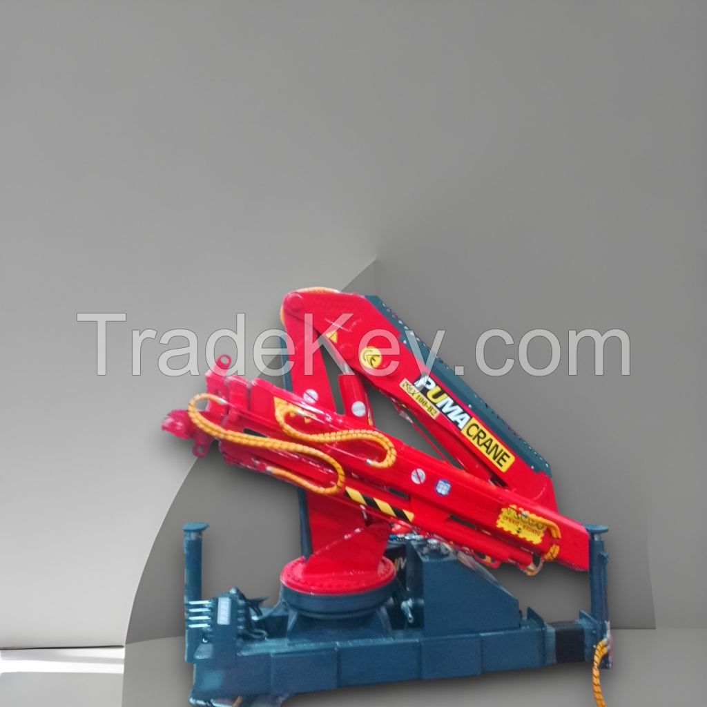 Hydraulic Fully Foldable Truck Mounted Crane 