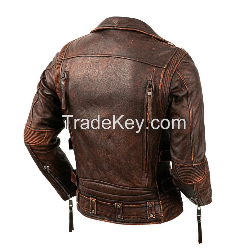 Leather Motorcycle Jacket for Men | Custom Jackets