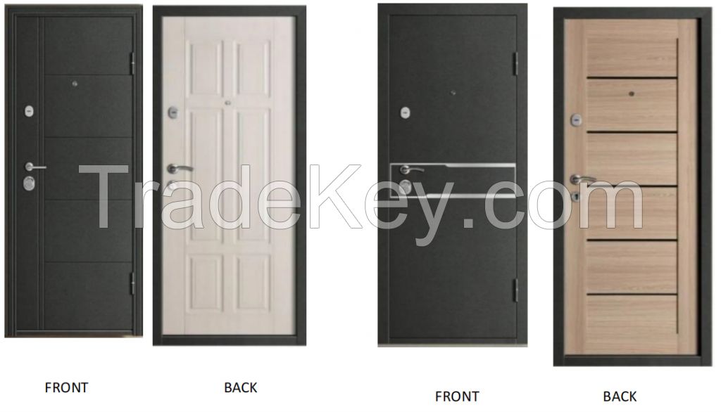 New Arrivals Modern Aluminum Wooden Door Room Solid Flush Bedroom Interior Modern Door Color Design Wood Door