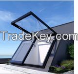 2025 Customized House Skylight Glass Roof Windows Electric Motorized Skylight Sunroof Rv Skyligh